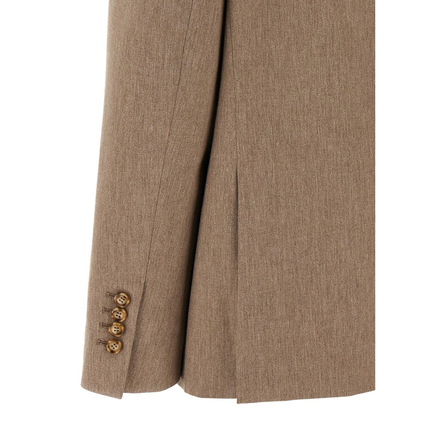 The Andamane Beige Viscose Blazer