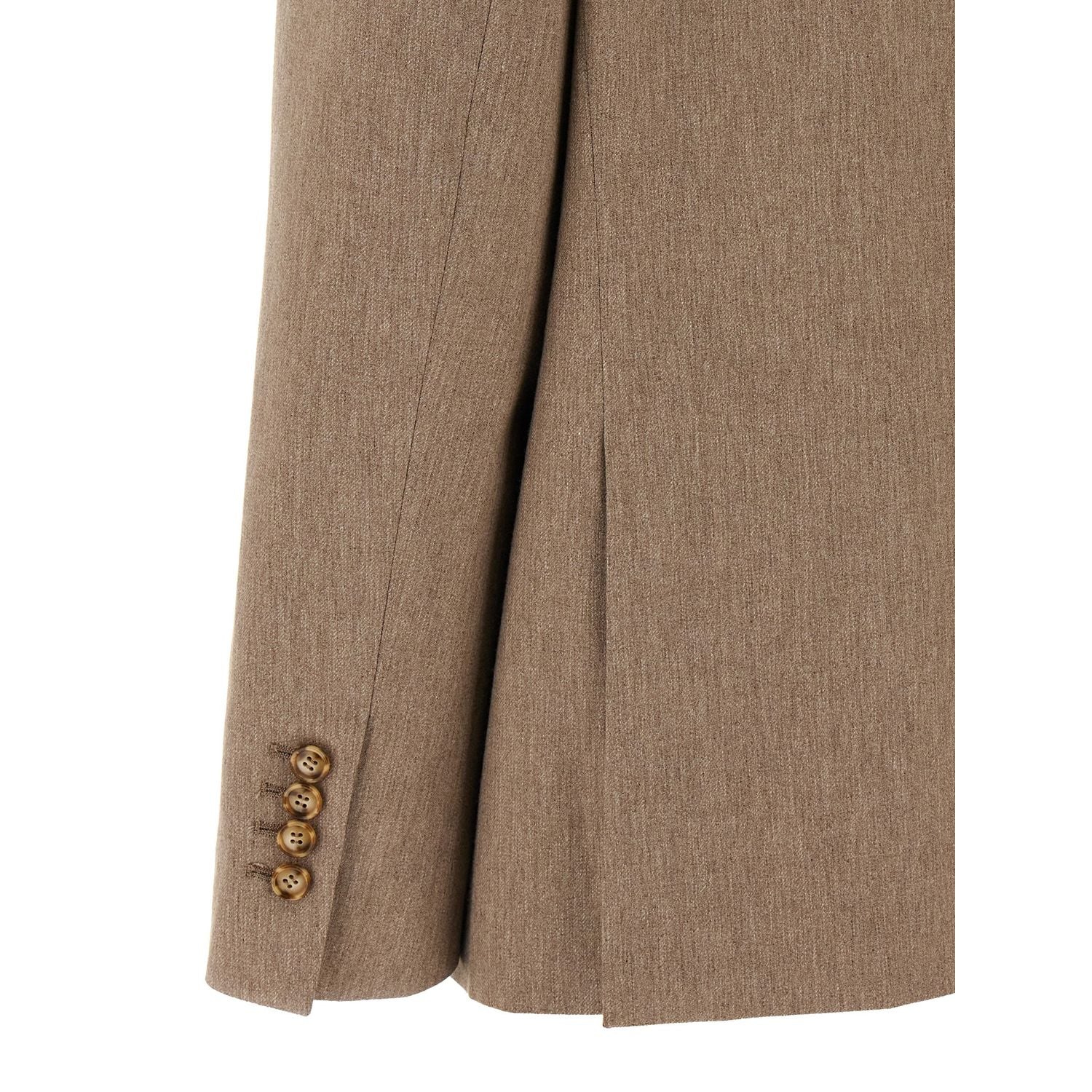 The Andamane Beige Viscose Blazer