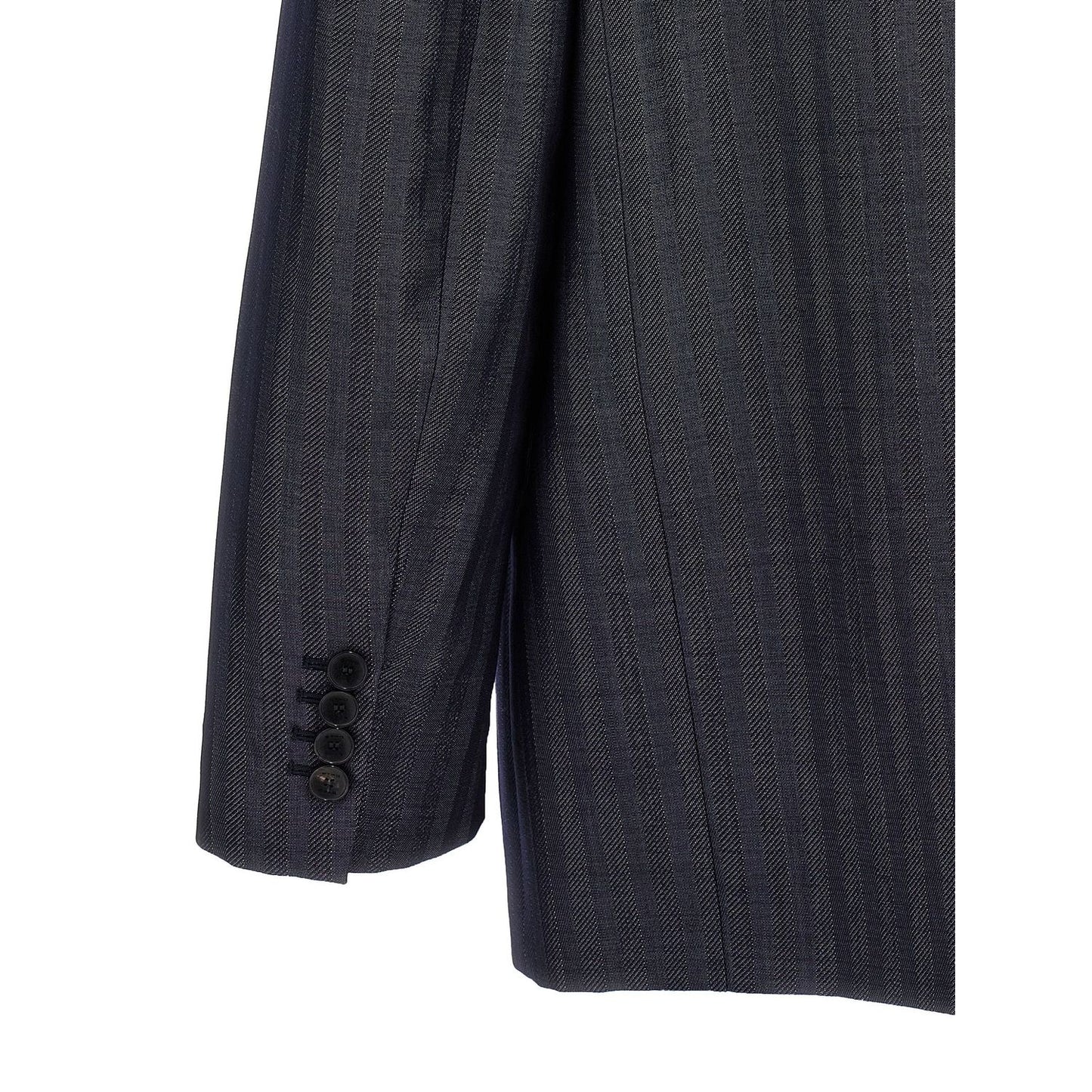 Etro Blue Wool Blazer