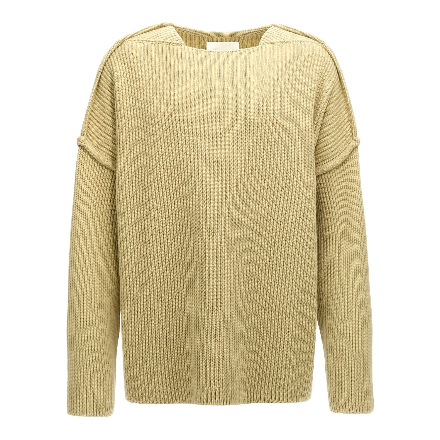 Jil Sander Bicolor Wool Cardigan