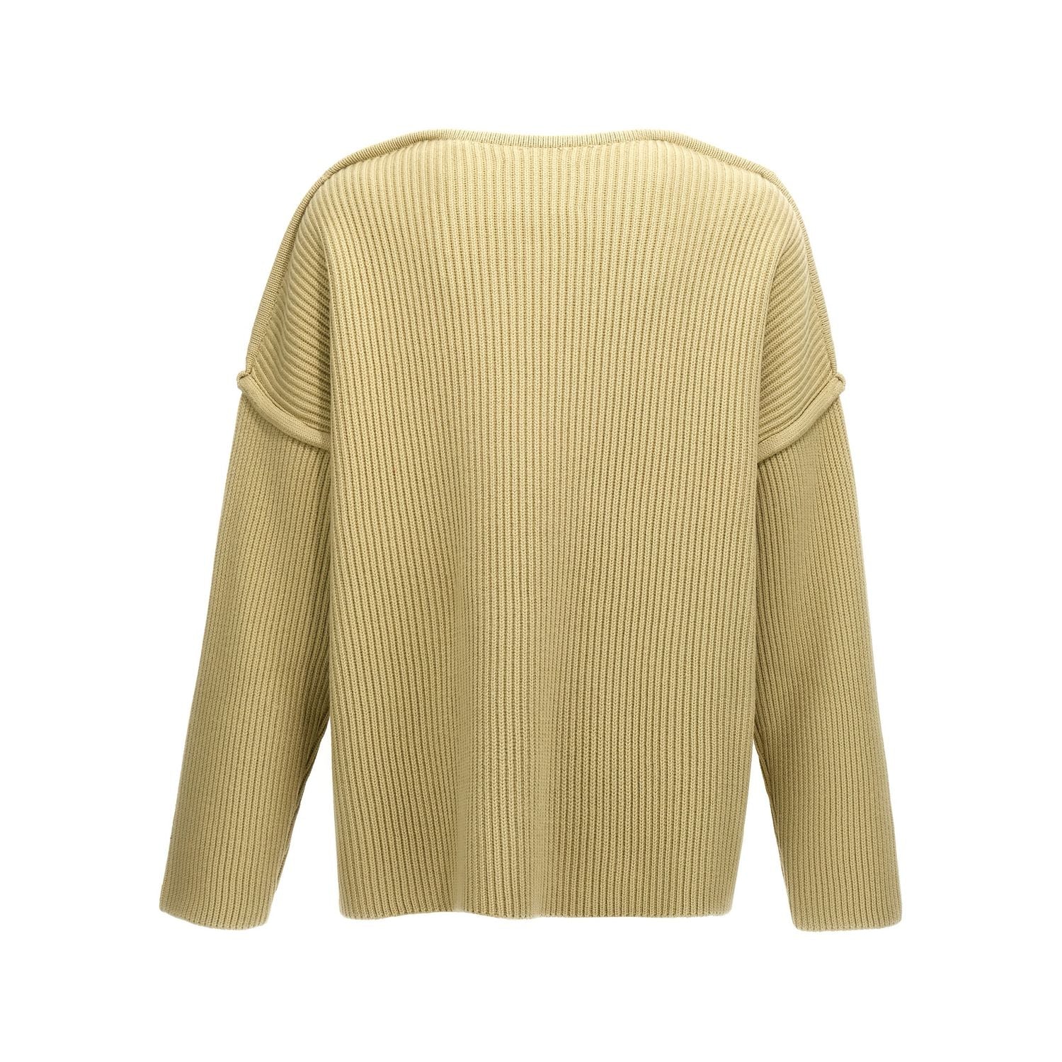 Jil Sander Bicolor Wool Cardigan