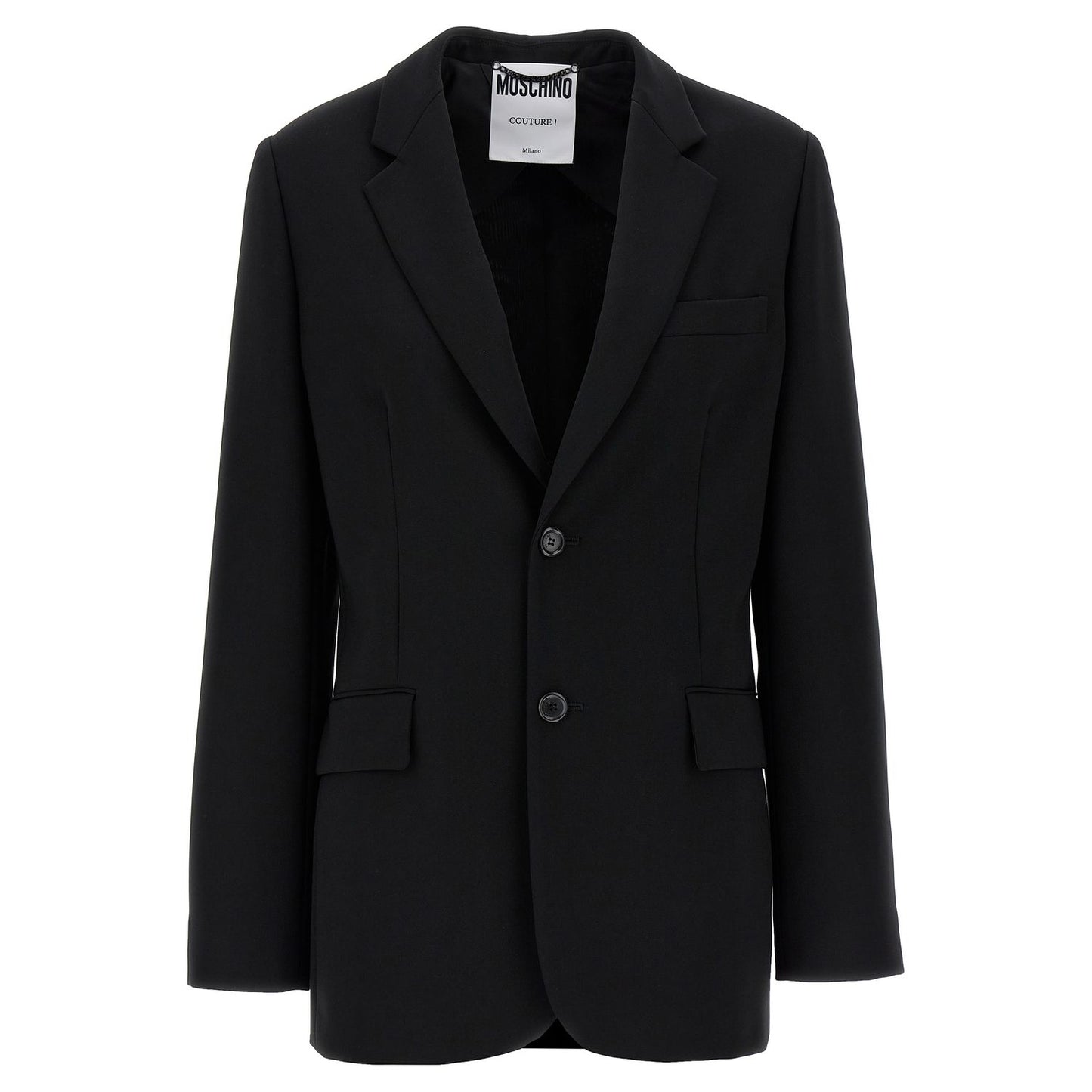 Moschino Black Polyester Blazer