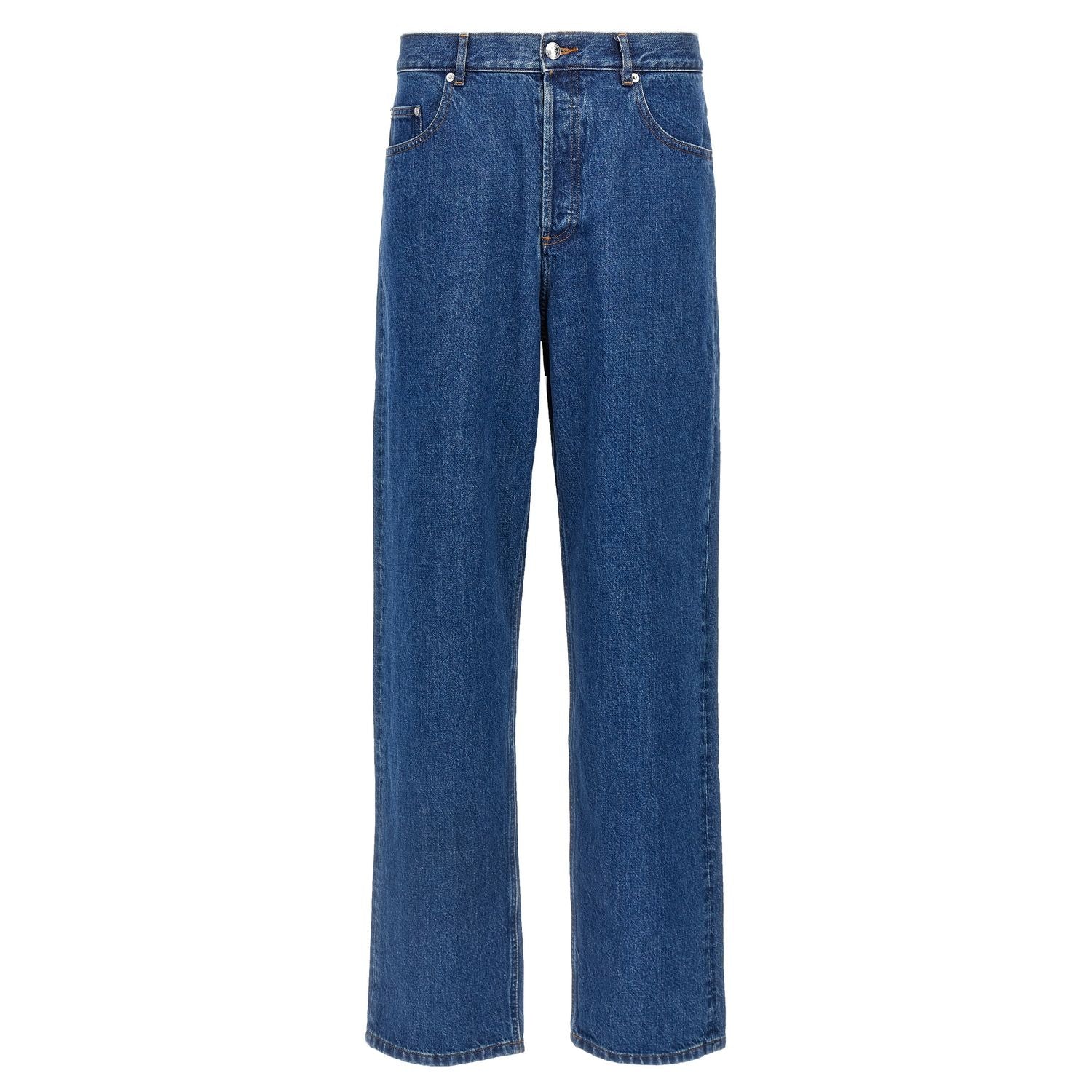 A.P.C. Blue Cotton Straight-Leg Jeans