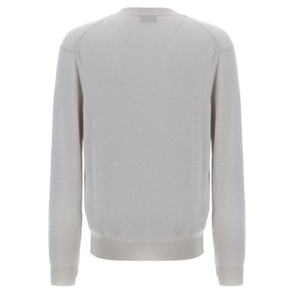 Brioni White Cashmere Cardigan