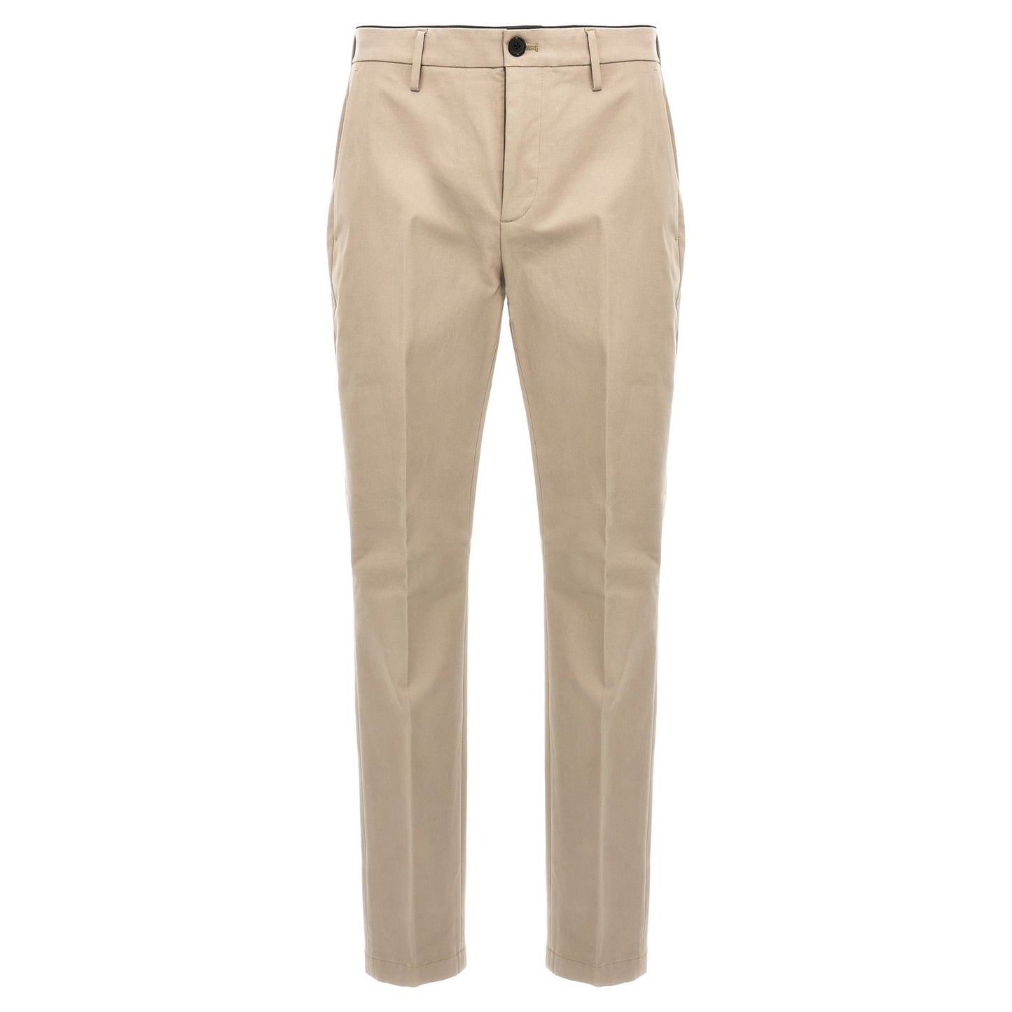 Department 5 Beige Cotton Casual Pants