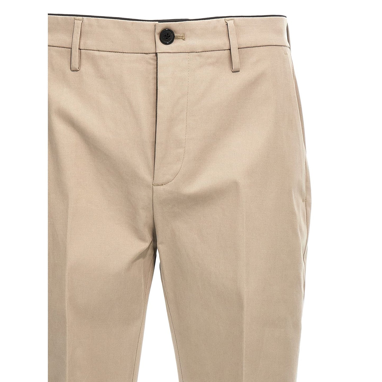 Department 5 Beige Cotton Casual Pants