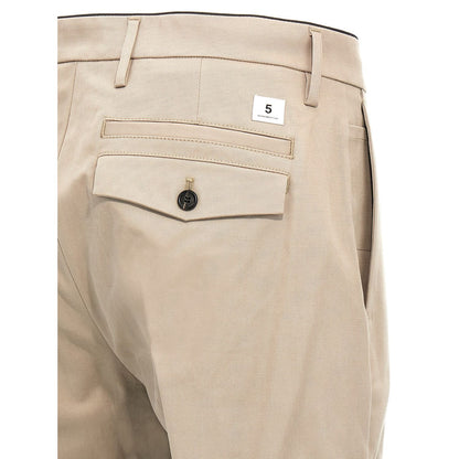 Department 5 Beige Cotton Casual Pants