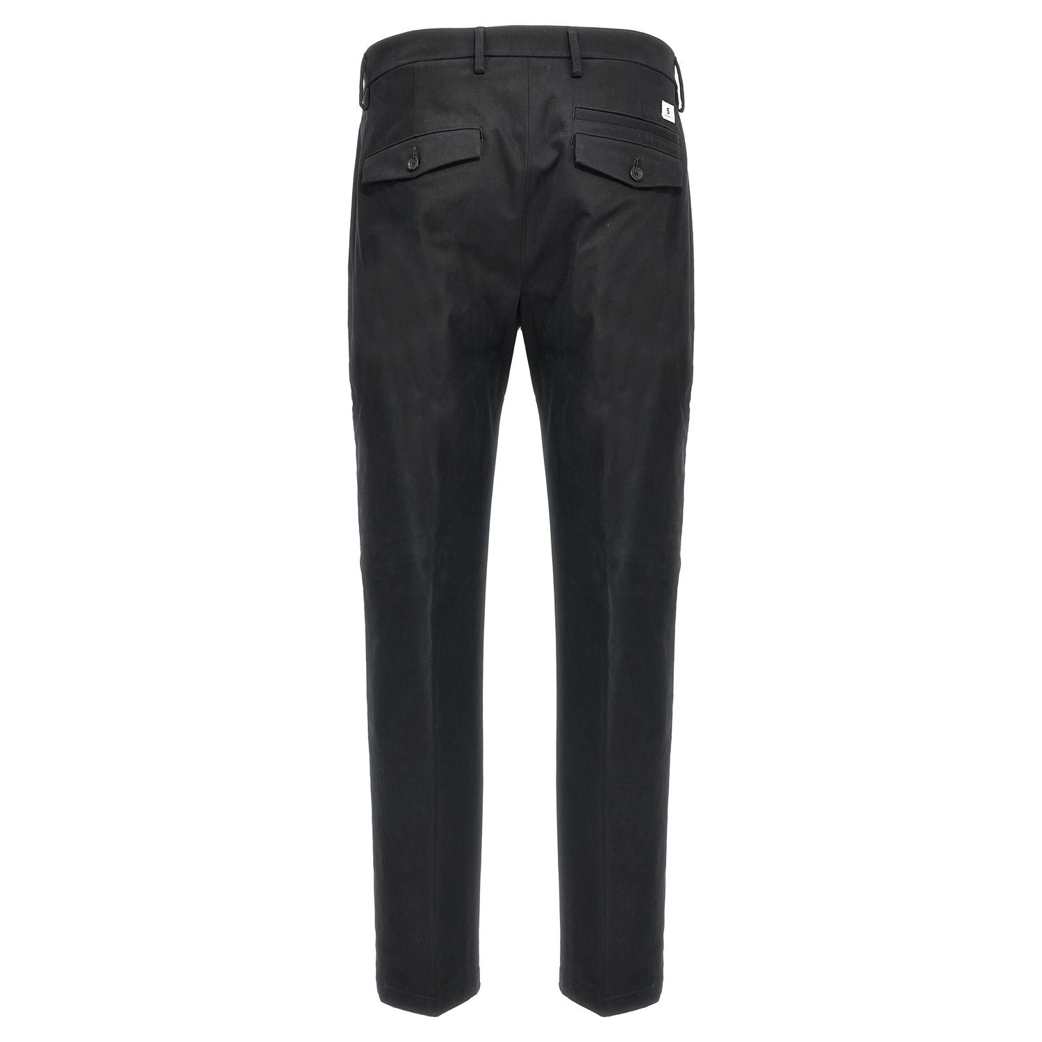 Department 5 Black Cotton Casual Pants