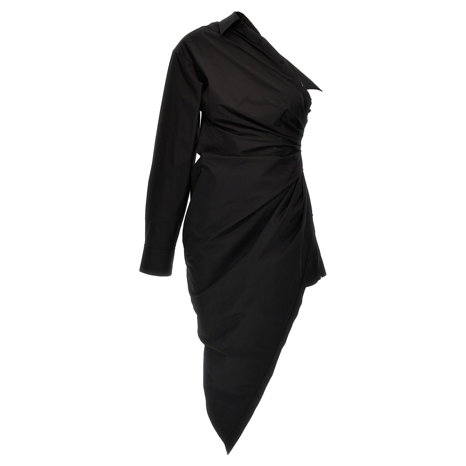 Alexander Wang Black Cotton Short Dress