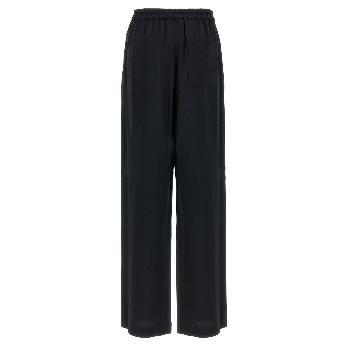 Moschino Black Acetate Casual Pants