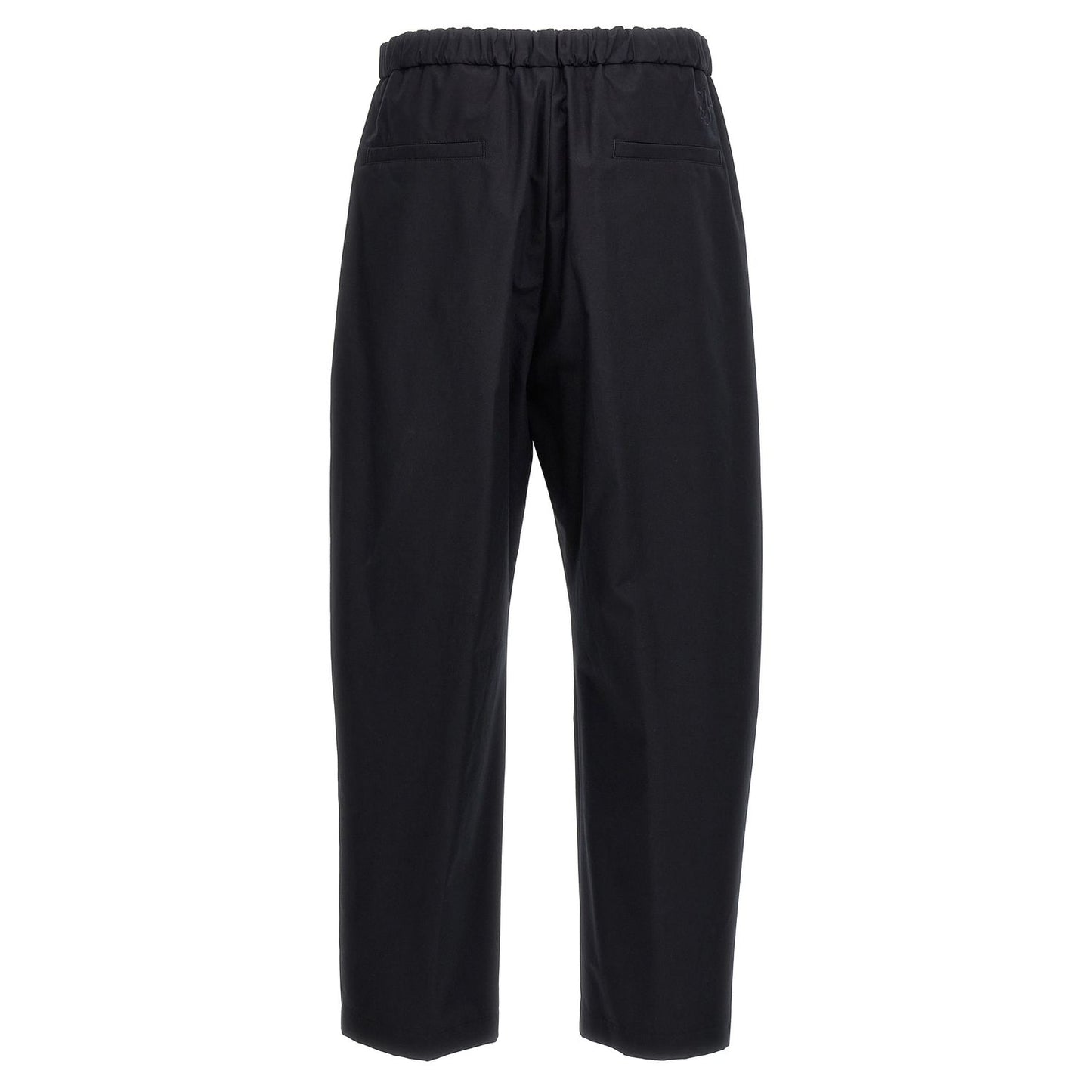 Jil Sander Blue Cotton Casual Pants