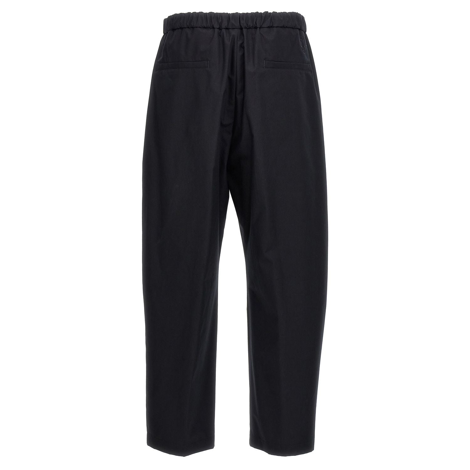 Jil Sander Blue Cotton Casual Pants