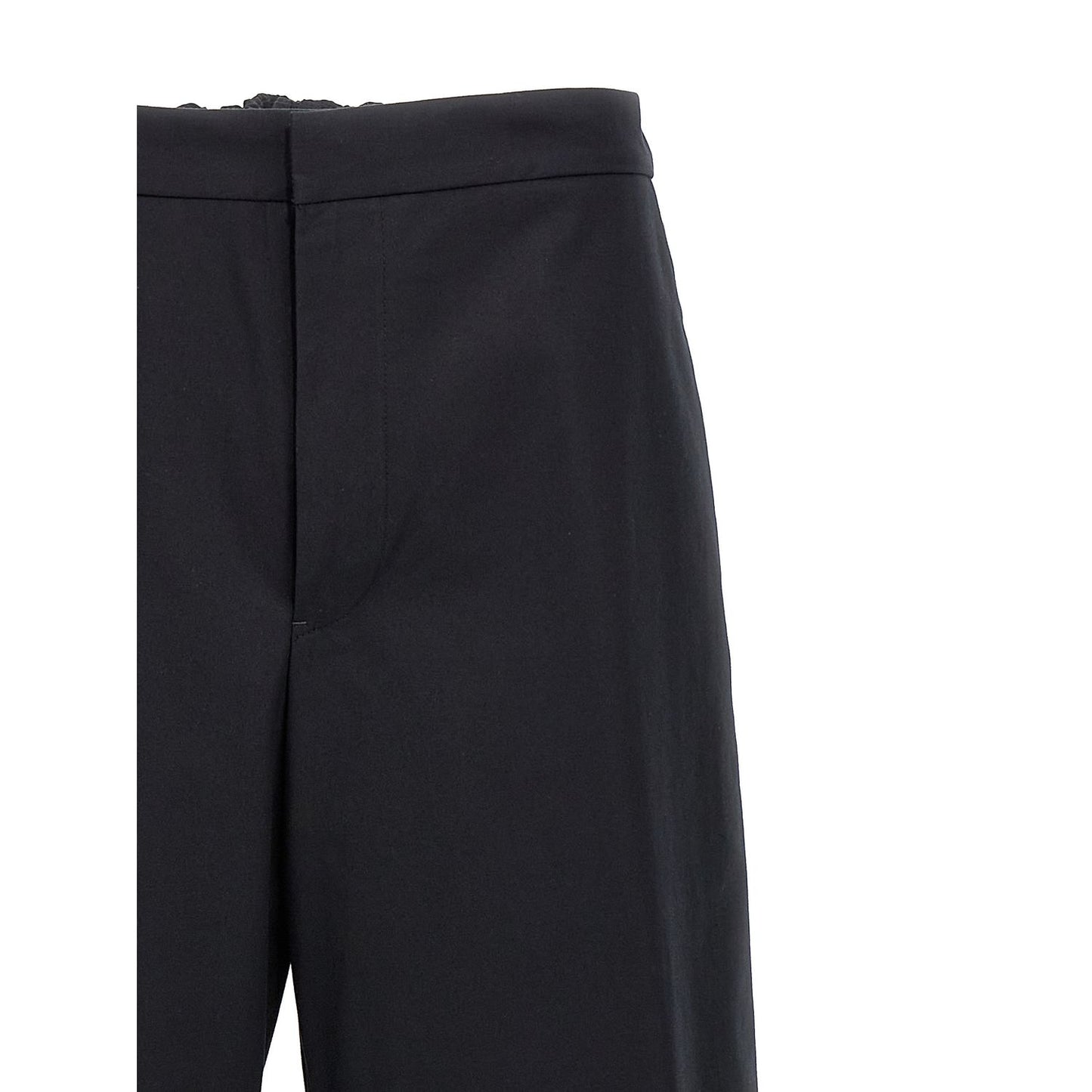 Jil Sander Blue Cotton Casual Pants