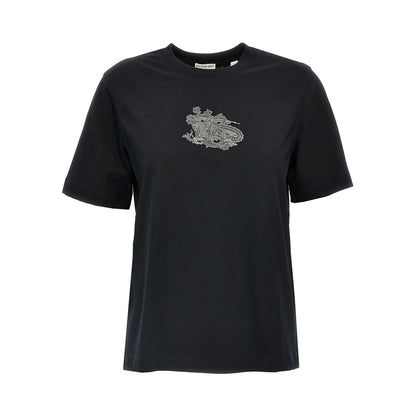 Burberry Black Cotton T-Shirt
