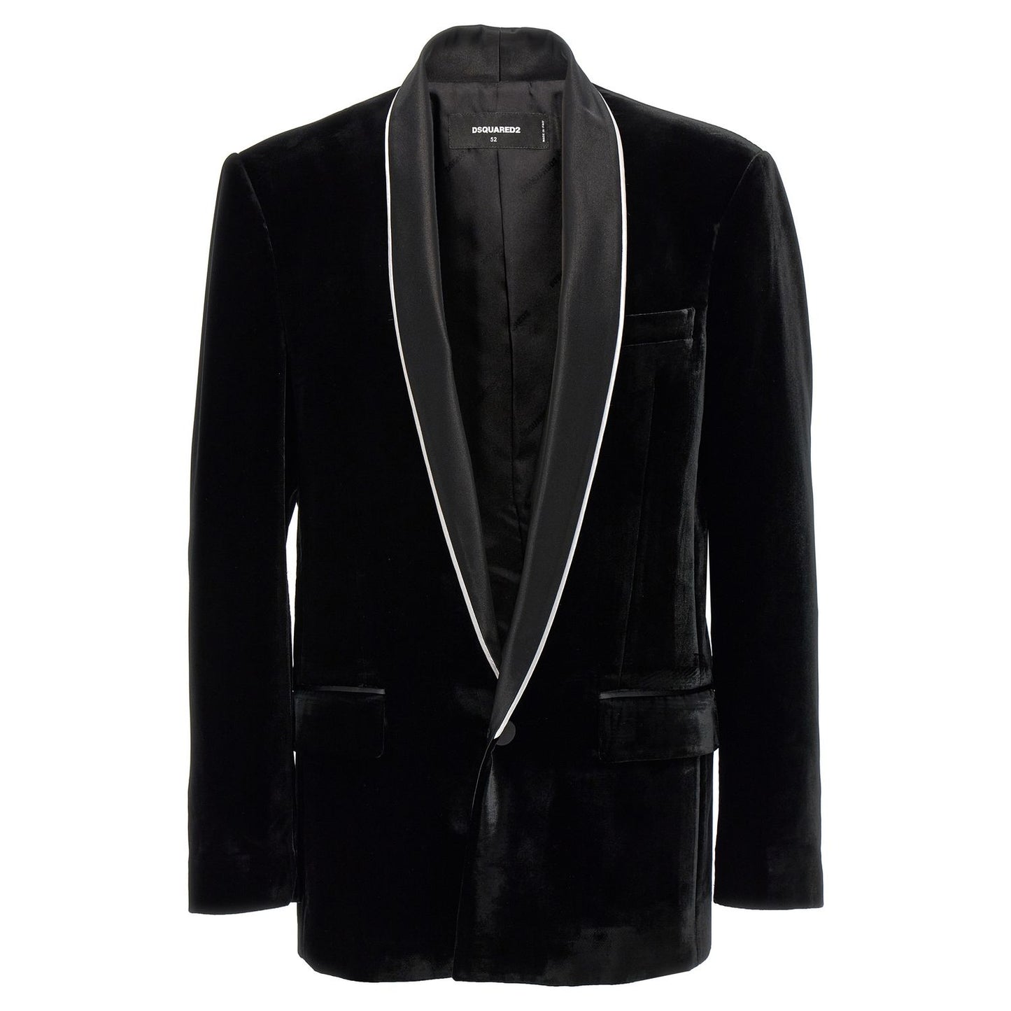 Dsquared² Black Viscose Blazer