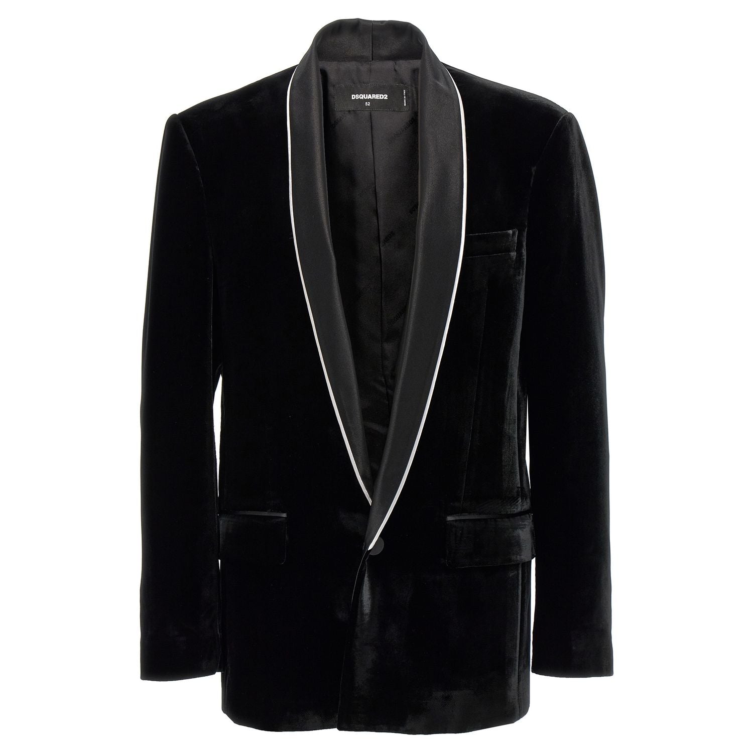 Dsquared² Black Viscose Blazer