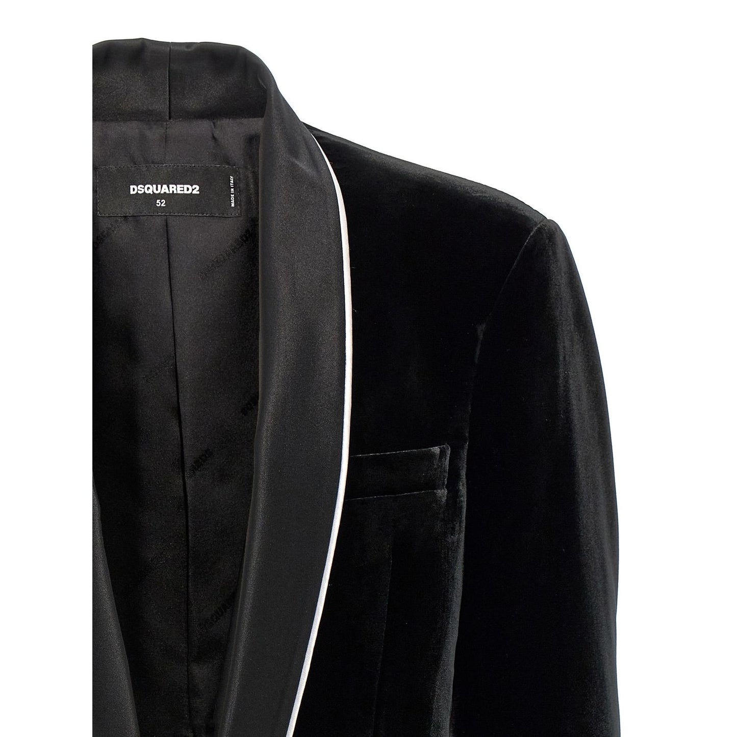 Dsquared² Black Viscose Blazer
