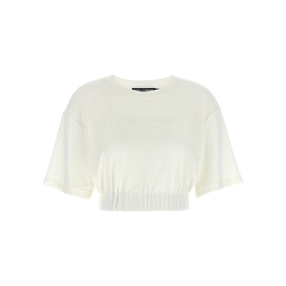 Dolce & Gabbana White Cotton T-Shirt