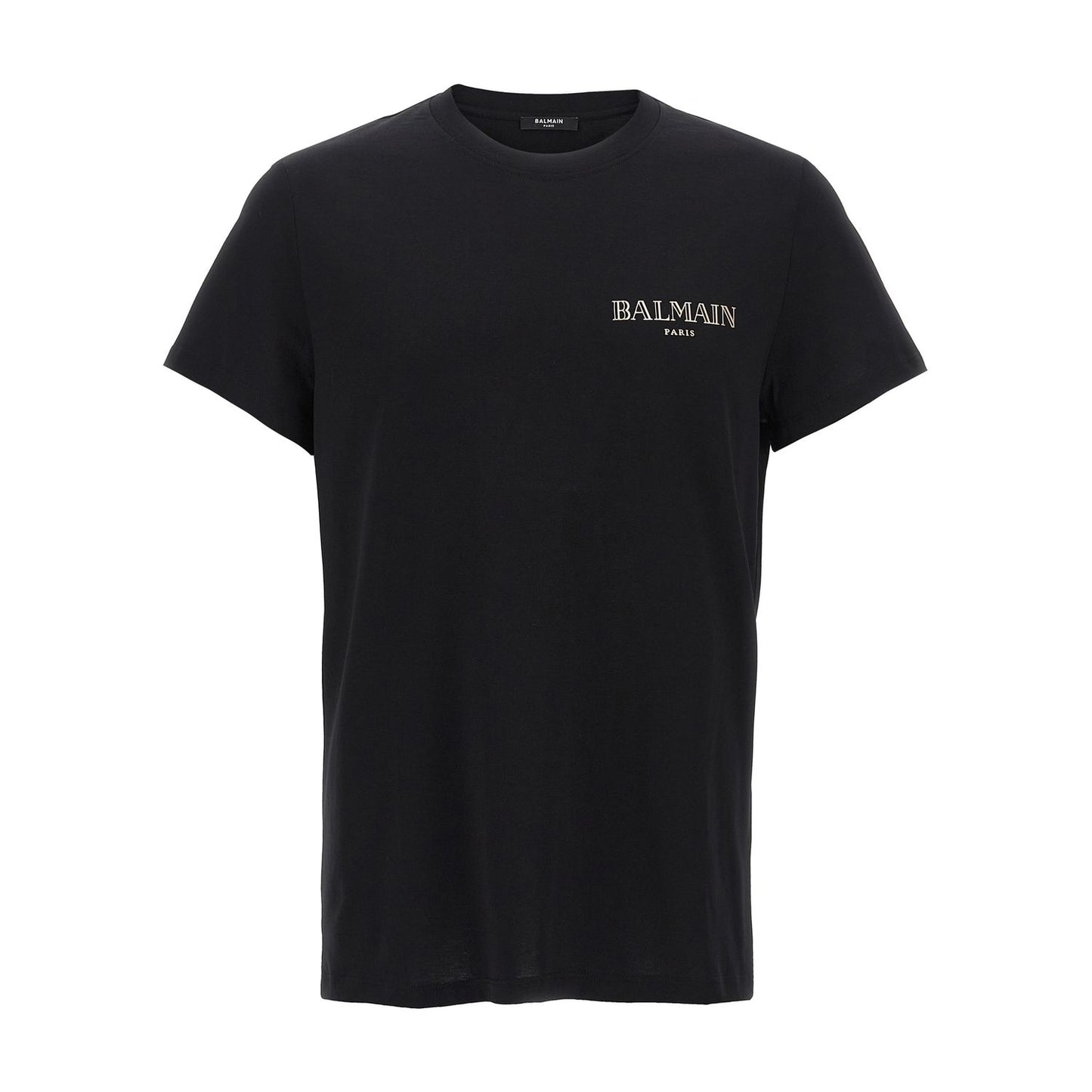 Balmain Black Organic Cotton T-Shirt