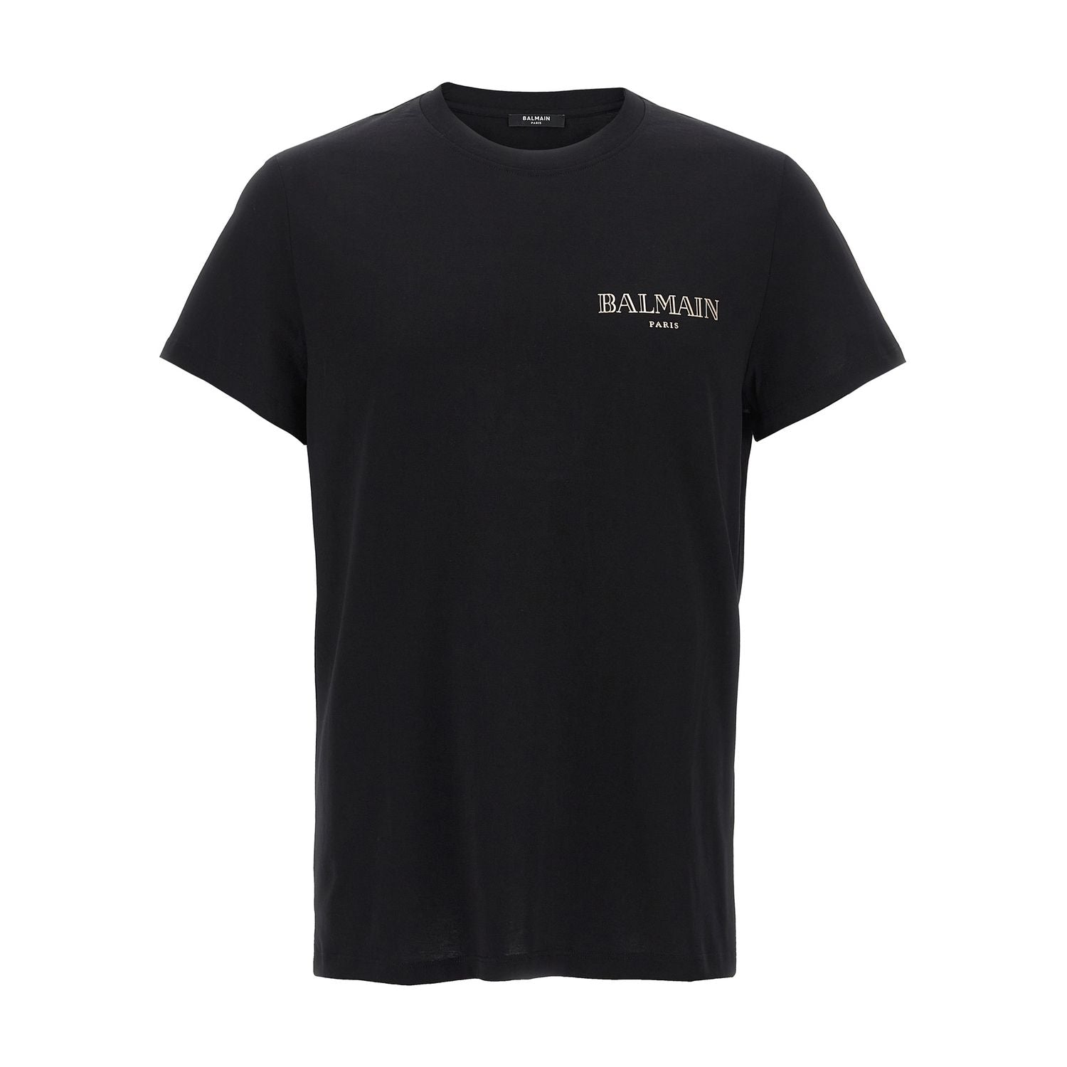 Balmain Black Organic Cotton T-Shirt