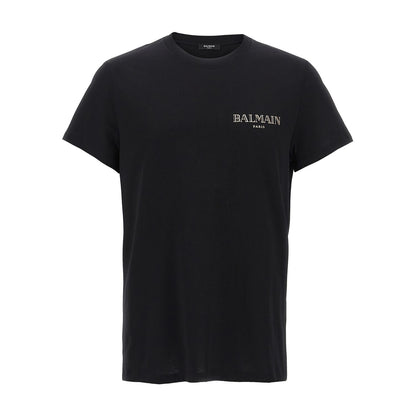 Balmain Black Organic Cotton T-Shirt
