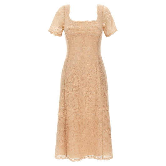 Ermanno Scervino Multicolor Polyester Midi Dress