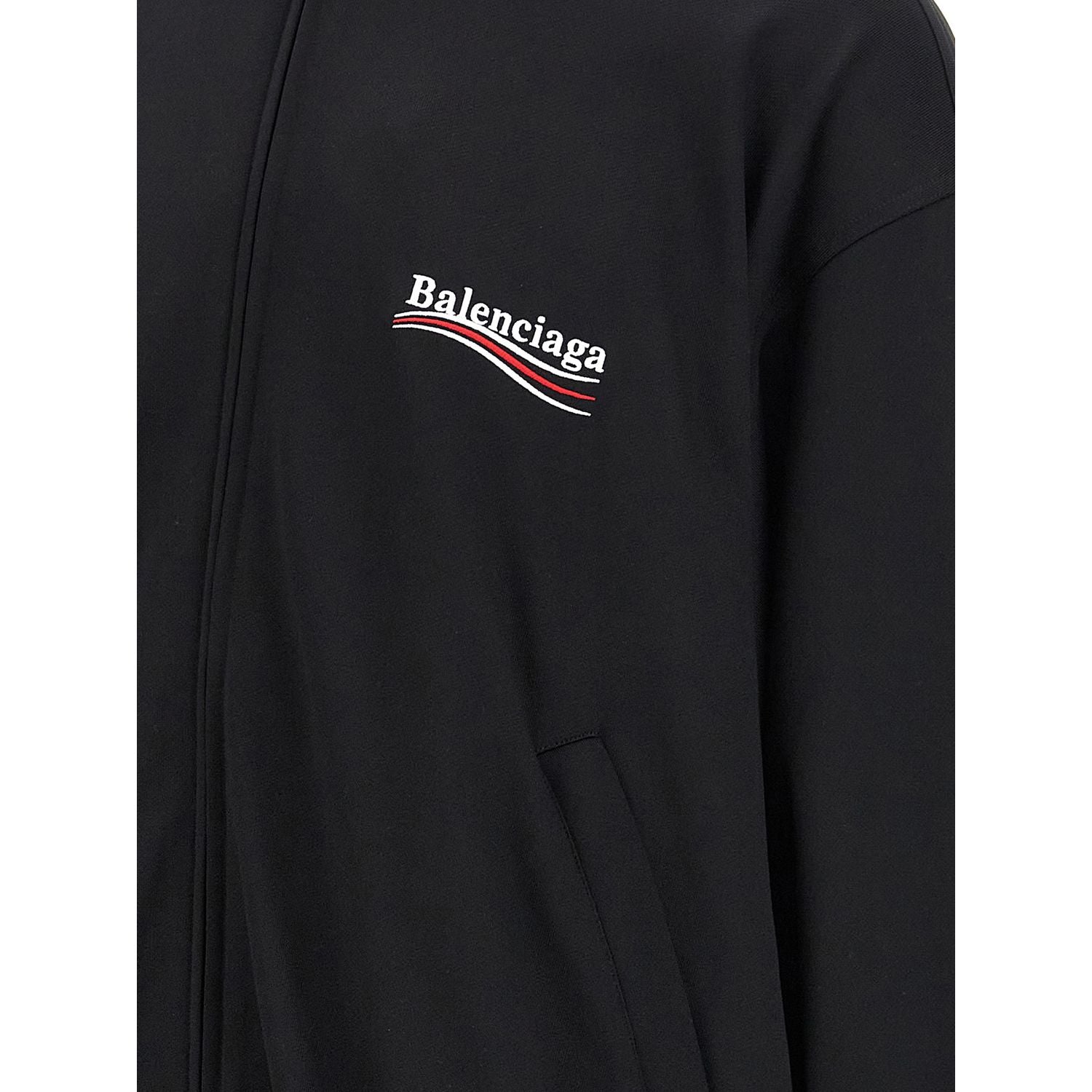 Balenciaga Black Polyamide Sweatshirt