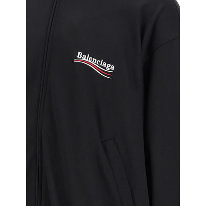 Balenciaga Black Polyamide Sweatshirt