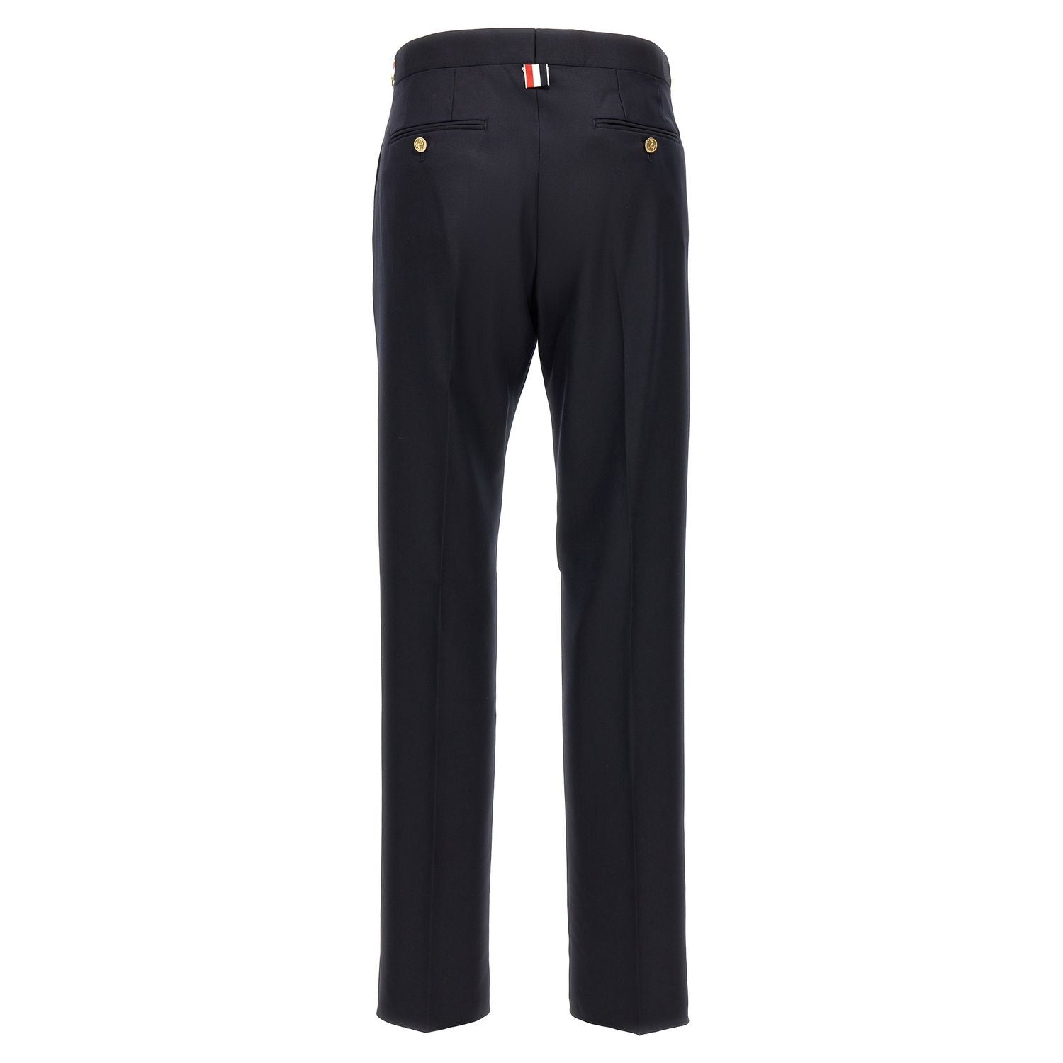 Thom Browne Blue Wool Casual Pants