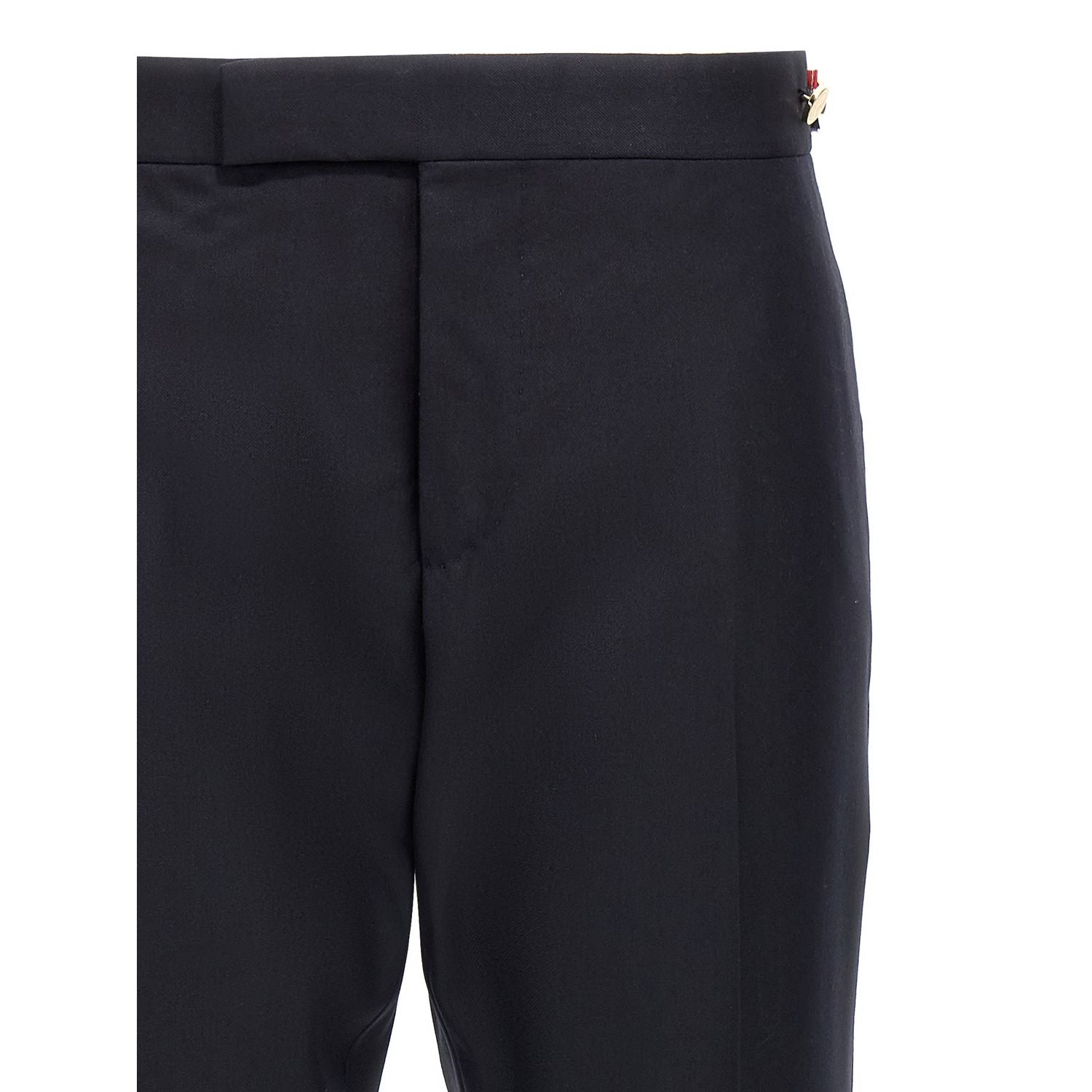 Thom Browne Blue Wool Casual Pants