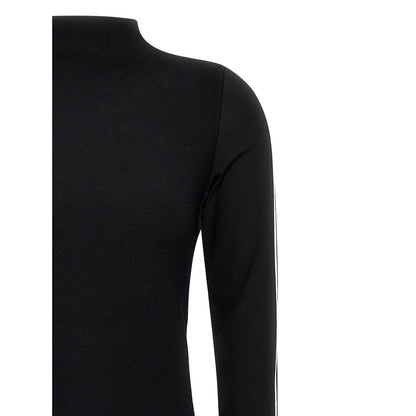 Sportmax Bicolor Viscose Midi Dress
