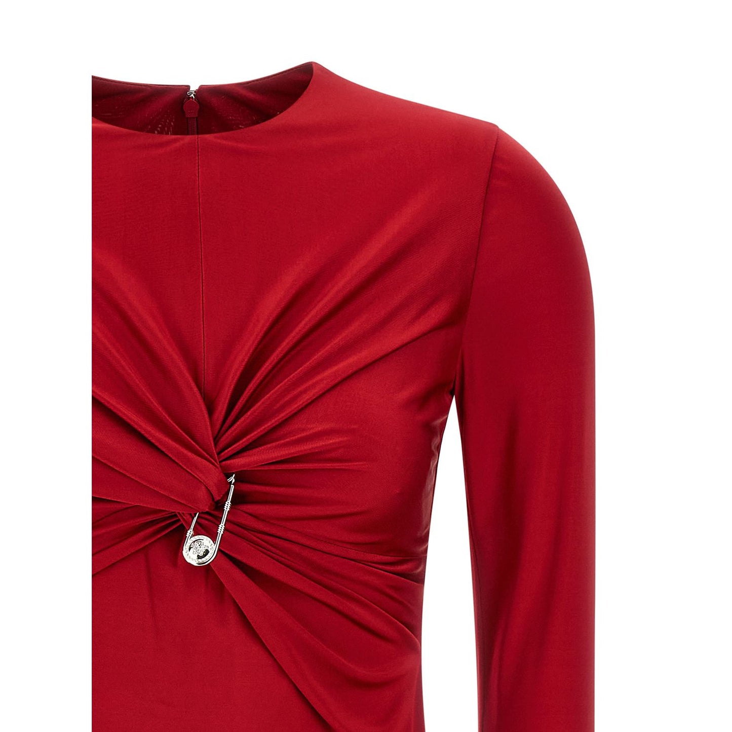 Versace Multicolor Viscose Midi Dress