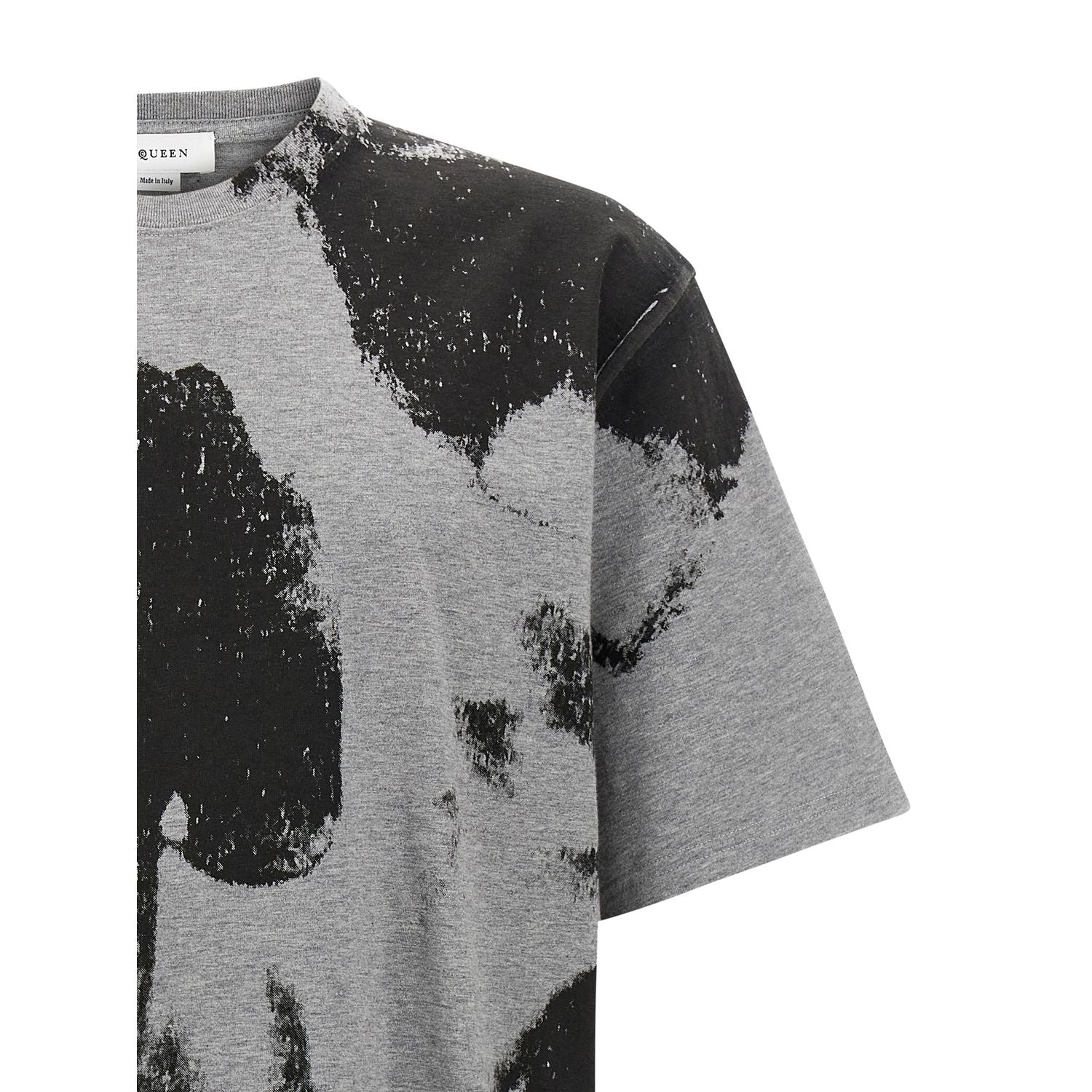 Alexander McQueen Gray Cotton T-Shirt