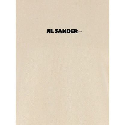 Jil Sander Beige Cotton Sweatshirt