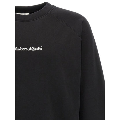 Maison Kitsuné Black Cotton Sweatshirt