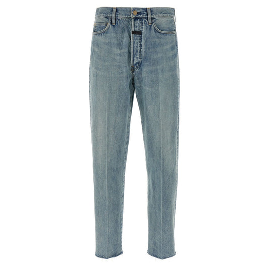 Fear Of God Blue Cotton Jeans Denim