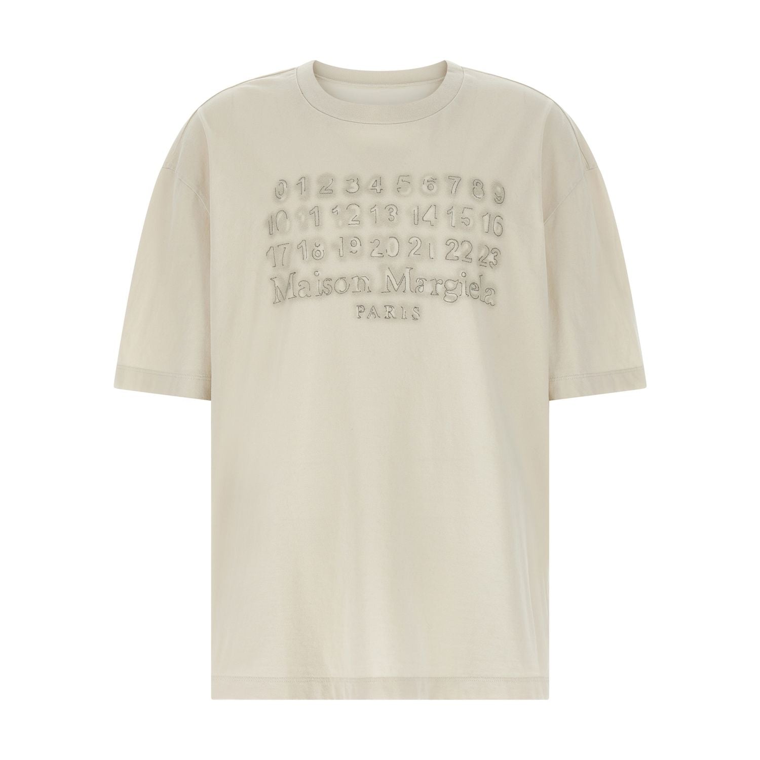 Maison Margiela Beige Cotton T-Shirt