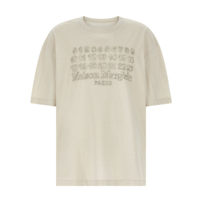 Maison Margiela Beige Cotton T-Shirt