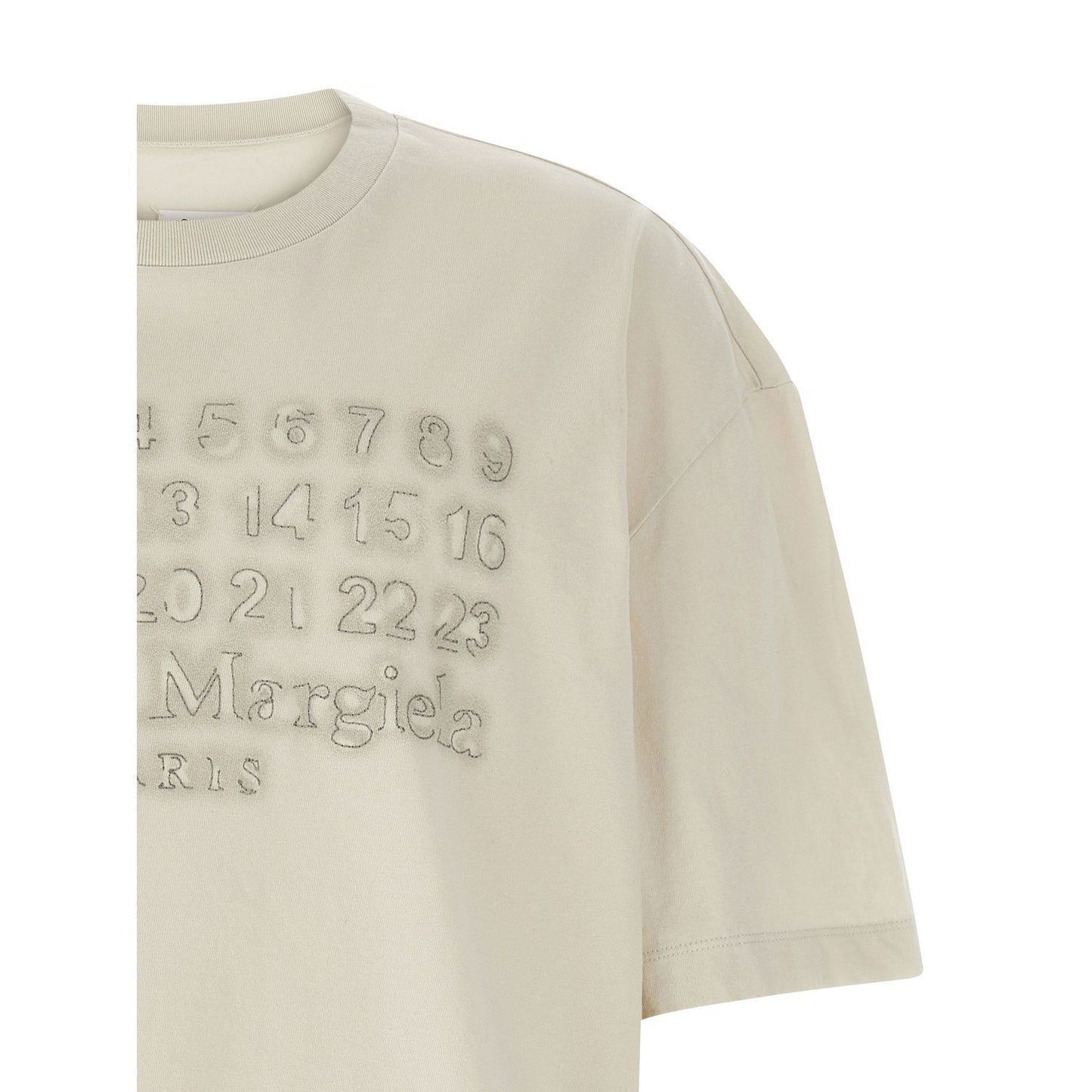 Maison Margiela Beige Cotton T-Shirt