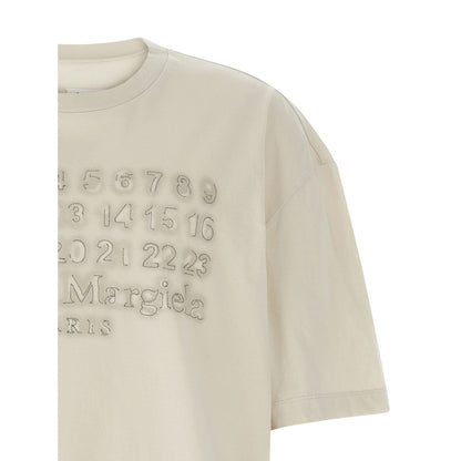 Maison Margiela Beige Cotton T-Shirt