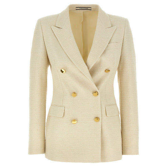 Tagliatore Beige Cotton Blazer