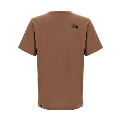 The North Face Brown Cotton T-Shirt