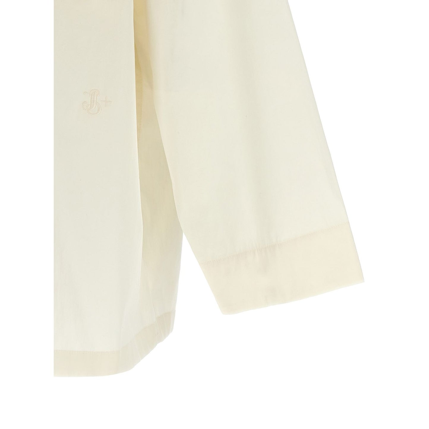Jil Sander White Cotton Blouse