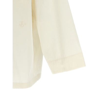 Jil Sander White Cotton Blouse