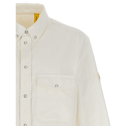 MONCLER GENIUS White Polyamide Blouse