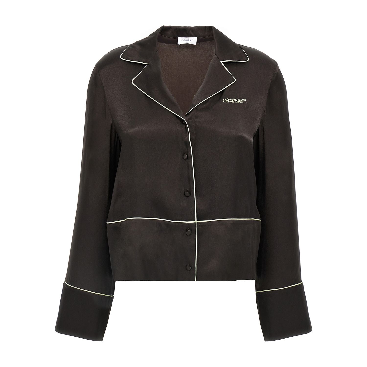 Off-White Black Acetate Blouse