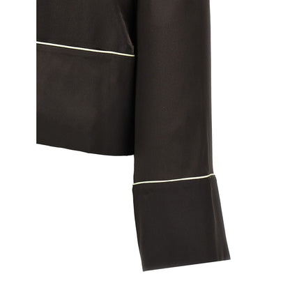 Off-White Black Acetate Blouse