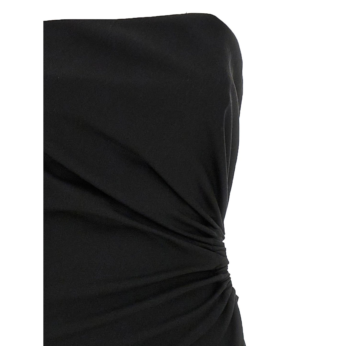 Max Mara Black Virgin Wool Long Dress