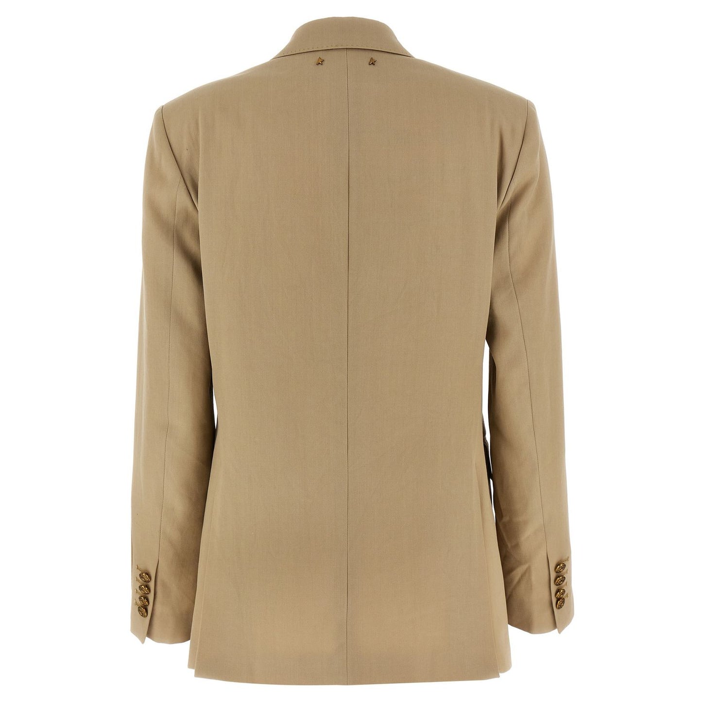 Golden Goose Beige Virgin Wool Blazer