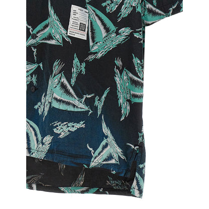 Maison Mihara Yasuhiro Blue Rayon Blouse
